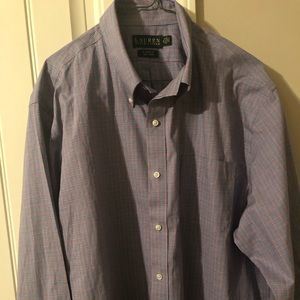 Lauren Ralph Lauren men’s blue/red stripe Oxford